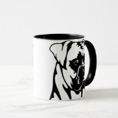 Boxer Dog Tasse (VorderseiteRechts)