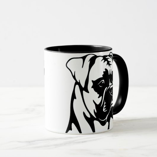 Boxer Dog Tasse (VorderseiteRechts)