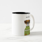 Boxer Dog Tasse (VorderseiteRechts)