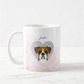 Boxer Dog Tasse (Links)