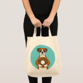Boxer Dog Tote Bag Tragetasche (Vorderseite (Produkt))