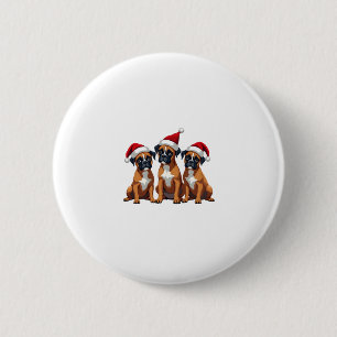 Boxer Dog Ugly Sweater Christmas Light Xmas Pajama Button
