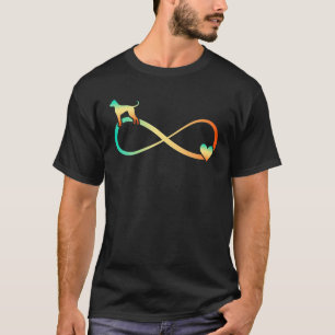 Boxer Dog Unendliche Liebe Herzendlosigkeit Symbol T-Shirt