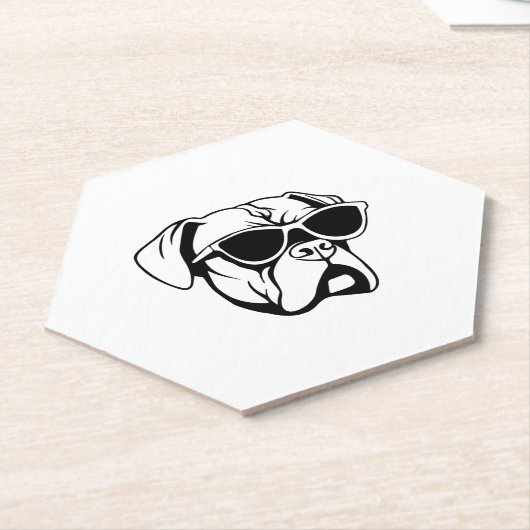 Boxer Dog Untersetzer (angewinkelt)