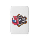 Boxer Dog USA Badematte (Vorderseite Vertikal)