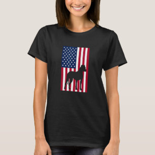 Boxer Dog USA Flag 4. Juli Patriotic T-Shirt