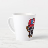 Boxer Dog USA Milchtasse (Linke Ecke)
