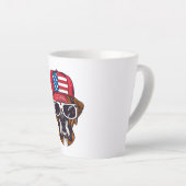 Boxer Dog USA Milchtasse (Rechte Ecke)