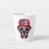 Boxer Dog USA Milchtasse (Vorderseite)