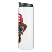 Boxer Dog USA Thermosbecher (Nach rechts gedreht)