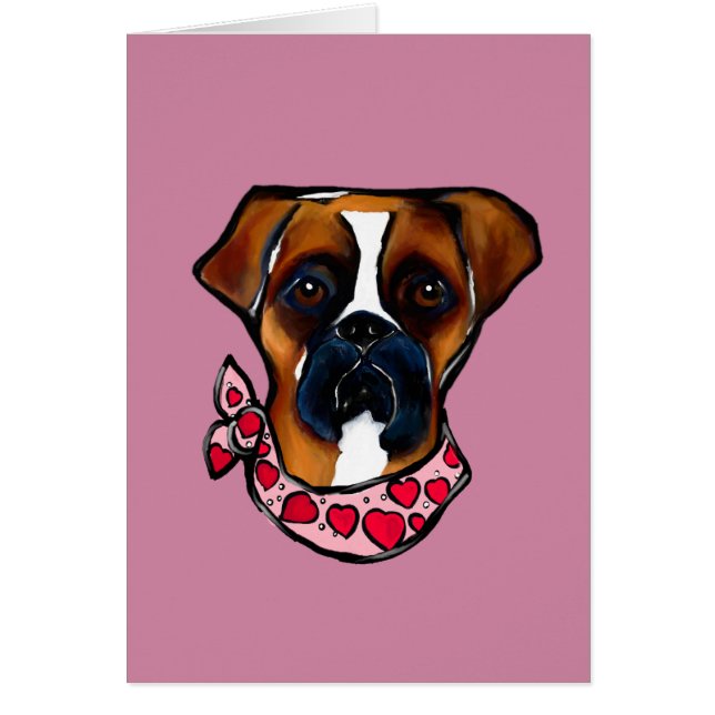 Boxer Dog Valentine (Vorne)
