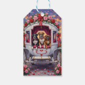 Boxer Dog Valentine's Day  Geschenkanhänger (Rückseite)