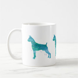 Boxer Dog Watercolor Kaffeetasse