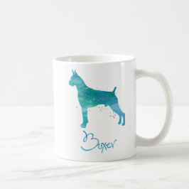 Boxer Dog Watercolor Kaffeetasse