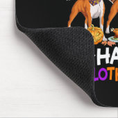 Boxer Dog Weihnachten Glückwunsch Hallothankmas Th Mousepad (Ecke)