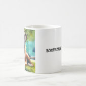 Boxer Dog 🐾 Wiggle Hinterns & Schwanz Wags Kaffeetasse (Mittel)