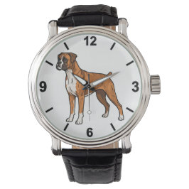 Boxer Dog Wrist Watch Cute Pet Style Armbanduhr