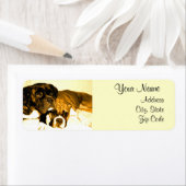 Boxer Dogs Address Labels (Insitu)