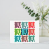 Boxer Dogs Postkarte (Stehend Vorderseite)