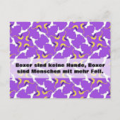 Boxer Dogs Postkarte (Vorderseite)