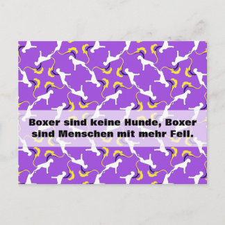 Boxer Dogs Postkarte