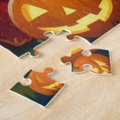 Boxer Dogs Pumpkin Halloween Funny Puzzle (Seite)