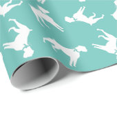 Boxer Doppy Puppy Geschenkpapier (Rolleneckpunkt)