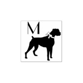 Boxer Doppy Puppy Gummistempel (Prägung)