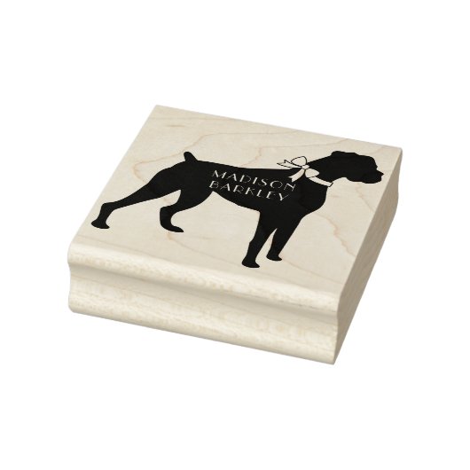 Boxer Doppy Puppy Gummistempel (Stempel)