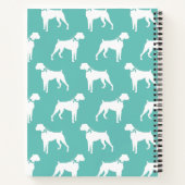 Boxer Doppy Puppy Notizblock (Rückseite)