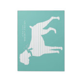 Boxer Doppy Puppy Notizblock (Rotiert)