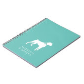 Boxer Doppy Puppy Notizblock (Linke Seite)