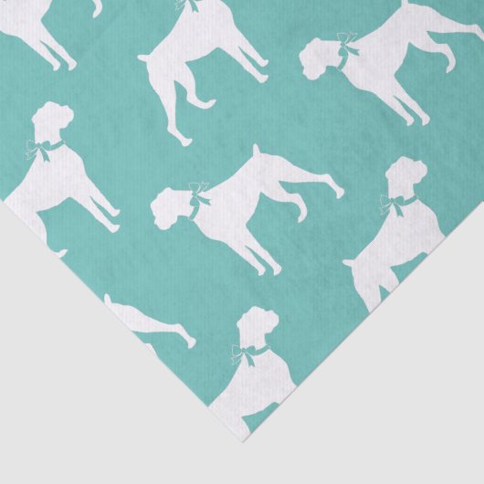 Boxer Doppy Puppy Seidenpapier (Detail)