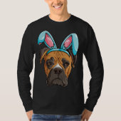 Boxer Easter Bunny Ears Costume  Boys Girls Kids D T-Shirt (Vorderseite)