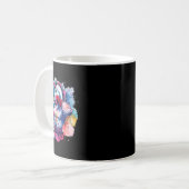 Boxer-Einhorn mit Boxhandschuhen Kickboxen Lustig  Kaffeetasse (Vorderseite Links)