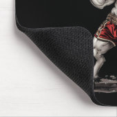 Boxer-Einhorn mit Boxhandschuhen Kickboxen Lustig  Mousepad (Ecke)