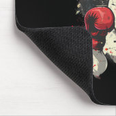 Boxer Einhorn mit Boxhandschuhen, Kickboxen Niedli Mousepad (Ecke)