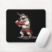 Boxer-Einhorn mit Boxhandschuhen Kickboxen Süß B Mousepad (Mit Mouse)