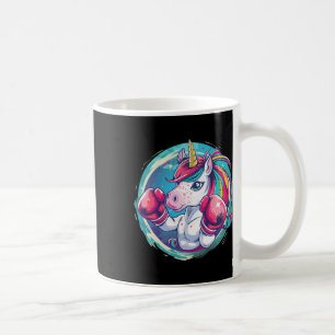 Boxer Einhorn mit Boxhandschuhen Kickboxing Funny Kaffeetasse
