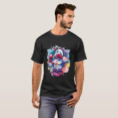 Boxer Einhorn mit Boxhandschuhen Kickboxing Funny T-Shirt (Vorne ganz)