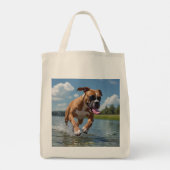 Boxer Elegant Grocero Tragetasche (Rückseite)