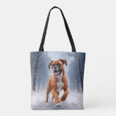 Boxer Elegant Tote Bag Tasche (Rückseite)