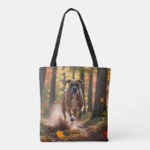 Boxer Elegant Tote Bag Tasche (Rückseite)