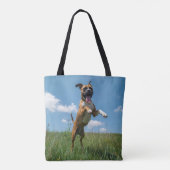 Boxer Elegant Tote Bag Tasche (Rückseite)