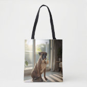 Boxer Elegant Tote Bag Tasche (Vorderseite)