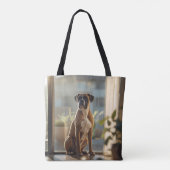 Boxer Elegant Tote Bag Tasche (Rückseite)