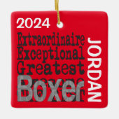 Boxer Extraordinaire CUSTOM Keramikornament (Vorderseite)