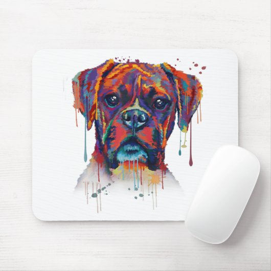 Boxer Face Mousepad | Essential Mousepad (Mit Mouse)