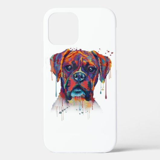 Boxer Face Phonecase, Ipadcase | Hundeliebhaber Case-Mate iPhone Hülle (Rückseite)