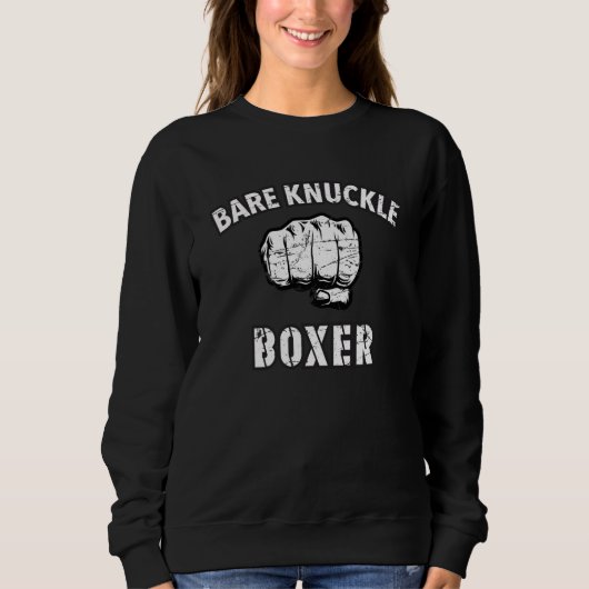 Boxer Faustkämpfer Boxen Sweatshirt (Vorderseite)